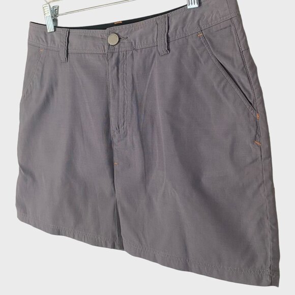 Icebreaker Merino Wool Destiny Mini Skirt Gray Women's Size 8 Hiking Outdoors - Picture 3 of 9